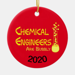 Bruisende Chemische Ingenieurs Keramisch Ornament