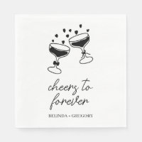 Bruisende Cocktail Op Een Eeuwige Bruiloft