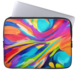 Bruisende Energie-uitbarsting Laptop Sleeve