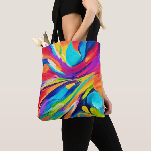 Bruisende Energie-uitbarsting Tote Bag (Dichtbij)