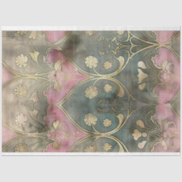 Bruisende jaren 20 Art Deco Vintage Vervaaide Patr Tissuepapier