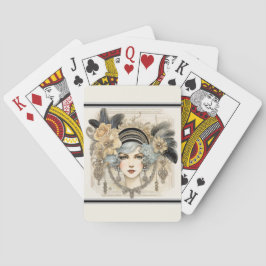 Bruisende Jaren Twintig Flapper Pokerkaarten