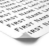 Bruisende Oceaangolven Kust Bruiloft Zitplaats Gra Poster (Hoek)