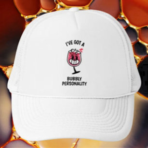 Bruisende persoonlijkheid – wijnliefhebber trucker pet