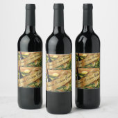 Bruisende Roze Wijn Bruiloftsfeest Mini Bruisend Wijn Etiket (Flessen)