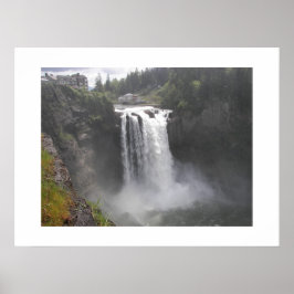 Bruisende Snoqualmie Falls Fotografisch Landschap Poster