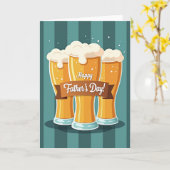 Bruisende Vaderdag Bannerkaart Kaart (Gele Bloem)