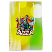Bruisende Viering Medium Cadeauzakje (Achterkant)