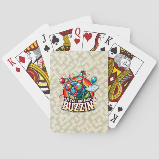 Bruisende Viering Pokerkaarten (Achterkant)