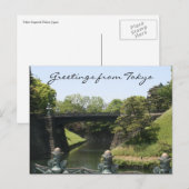 bruisingsgroeten van de keizersbrug briefkaart (Voorkant / Achterkant)