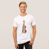  bruiskeizer Violinist Tri-Blend Shirt (Voorkant volledig)