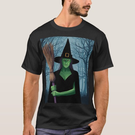 Bruja a la Vista: La noche de brujas T-shirt (Voorkant)