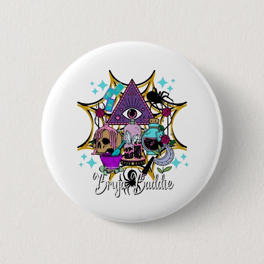 Bruja Baddie Ronde Button 5,7 Cm (Voorkant)
