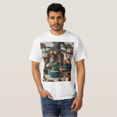 Bruja en la cocina t-shirt (Voorkant volledig)