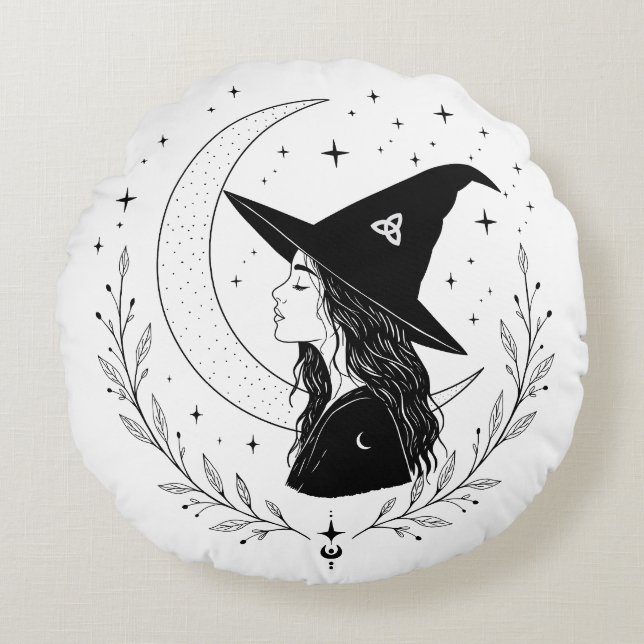Bruja Rond Kussen (Voorkant)