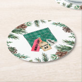 Bruk Pocket Christmas Paper Onderzetters (Gebogen)
