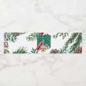 Bruk Pocket Kerst Waterfles Etiketten (Enkel label)