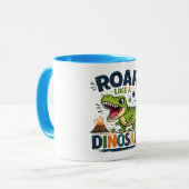 Brul als een Dinosaurus Mok (Voorkant links)