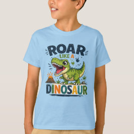 Brul als een dinosaurus t-shirt