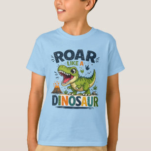 Brul als een dinosaurus t-shirt