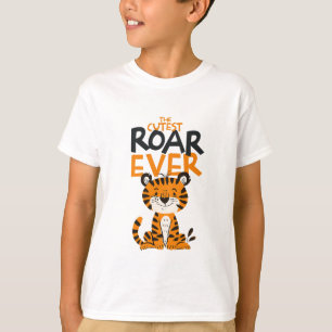 Brul altijd schattige tijger kunst t-shirt