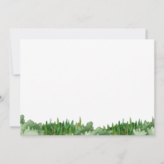 Brul Dinosaurus Geslacht Neutrale Baby Shower Kaart (Achterkant)