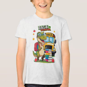 Brul-Gereed voor school – Dino-editie Tri-Blend Shirt