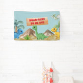 Brul-Geweldig Feest, Dino 1e Verjaardag Spandoek (Insitu)