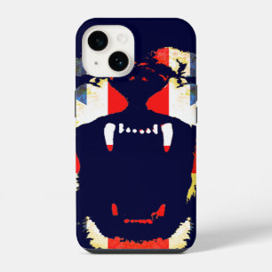 Brul Groot Britse leeuw union jack iphone hoesje iPhone 14 Hoesje