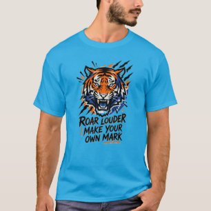 Brul Harder Tijger Wees Onstoppelijk Motiverend T-shirt