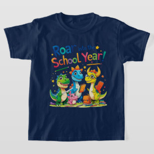 Brul het schooljaar in – Schattige dinosaurus teru T-shirt