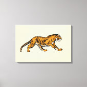 Brul! Ik ben een Tijger! Canvas Afdruk (Voorkant)