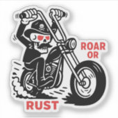 Brul of Roest Sticker (Voorkant)