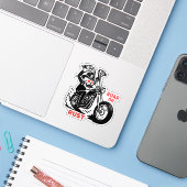 Brul of Roest Sticker (Laptop met iPhone)