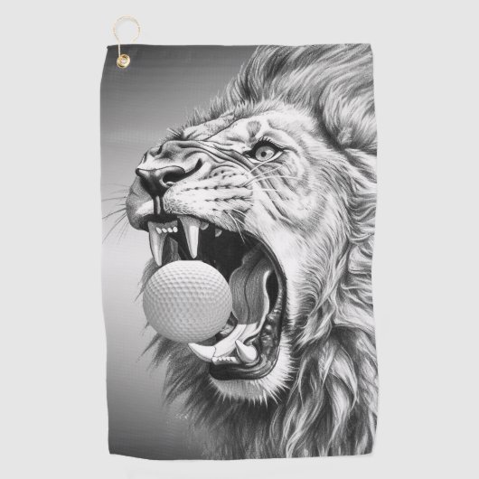 Brul van de Leeuw Golfbal Golfhanddoek (Voorkant)