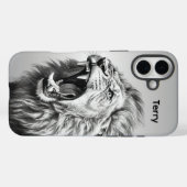Brul van de Leeuw Persoonlijke Naam Case-Mate iPhone Case (Achterkant (horizontaal))