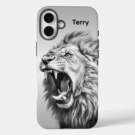 Brul van de Leeuw Persoonlijke Naam Case-Mate iPhone Case (Achterkant)