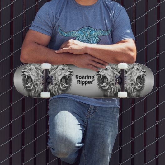 Brul van de Leeuwen Aangepaste Brullende Ripper Persoonlijk Skateboard (Buiten 3)