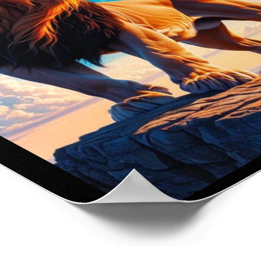 Brul van onafhankelijkheid Vrijheid T Sticker  Poster (Hoek)