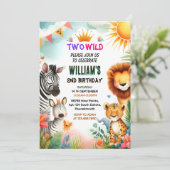 bruldierentuin zebra safari in twee de wilde 2e ve kaart (Staand voorkant)