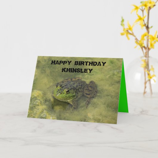 Brulkikvors in het Wenskaart van de Verjaardag van Kaart (Gele Bloem)