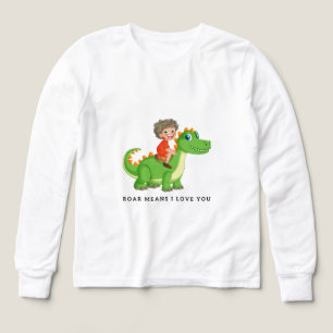 Brullen betekent ik hou van jou Cute Dinosaur Kind