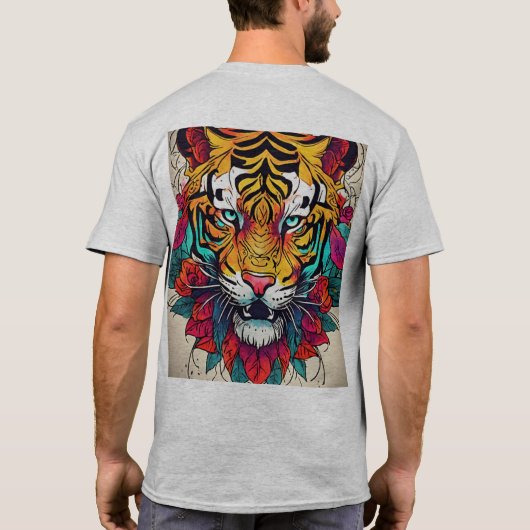 brullen uit het wild t-shirt (Achterkant)