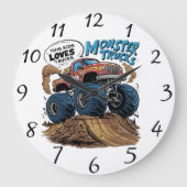 Brullend beest raast door de aarde grote klok (Voorkant)