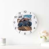 Brullend beest raast door de aarde grote klok (Huis)