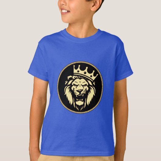 Brullend King Lion T-shirt (Voorkant)