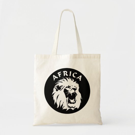 brullend leeuwengezicht | Afrika Tote Bag (Voorkant)