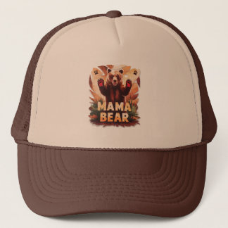 Brullend Mama Beer: fel beschermend ontwerp Trucker Pet