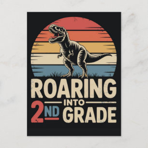 Brullend naar de 2e klas t-shirt 2026 feestdagenkaart