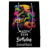 Brullend verjaardagsfeest op komst medium cadeauzakje (Achterkant)